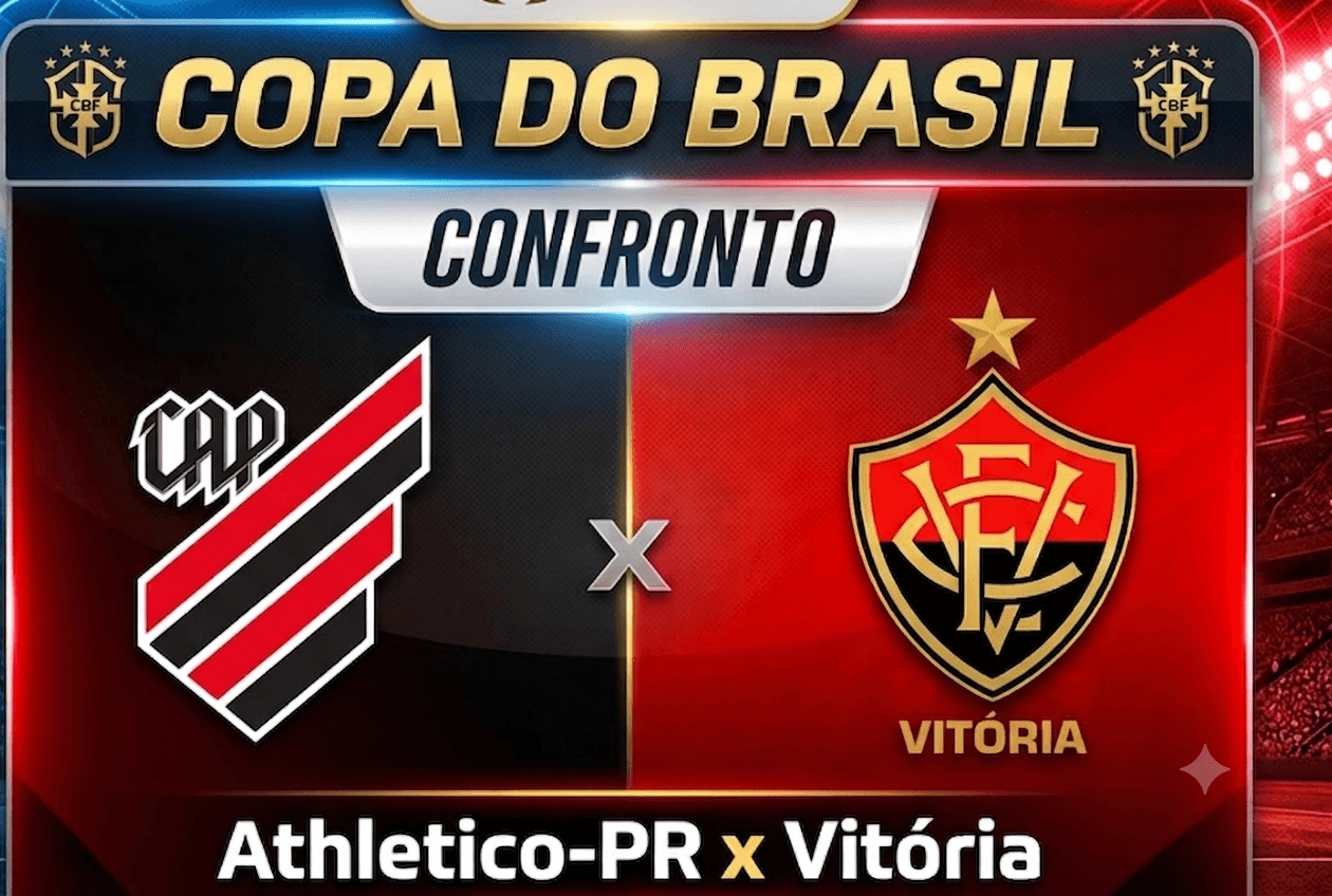 Imagem do post Vitória encara o Athletico-PR por vaga nas quartas da Copa do Brasil