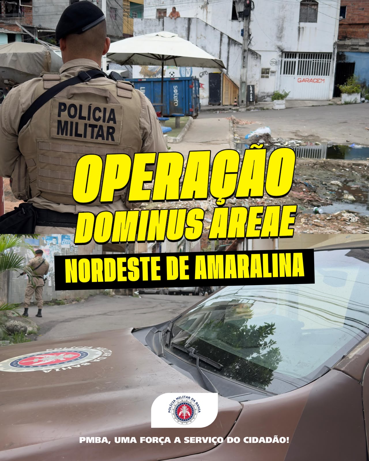 PM inicia operação contra o crime no Nordeste de Amaralina