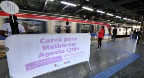 Imagem do post Agosto Lilás: metrô de Salvador ganha vagão exclusivo para mulheres