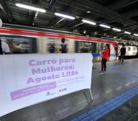 Imagem do post Agosto Lilás: metrô de Salvador ganha vagão exclusivo para mulheres