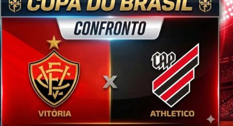 Imagem do post Vitória busca virada histórica contra o Athletico na Copa do Brasil
