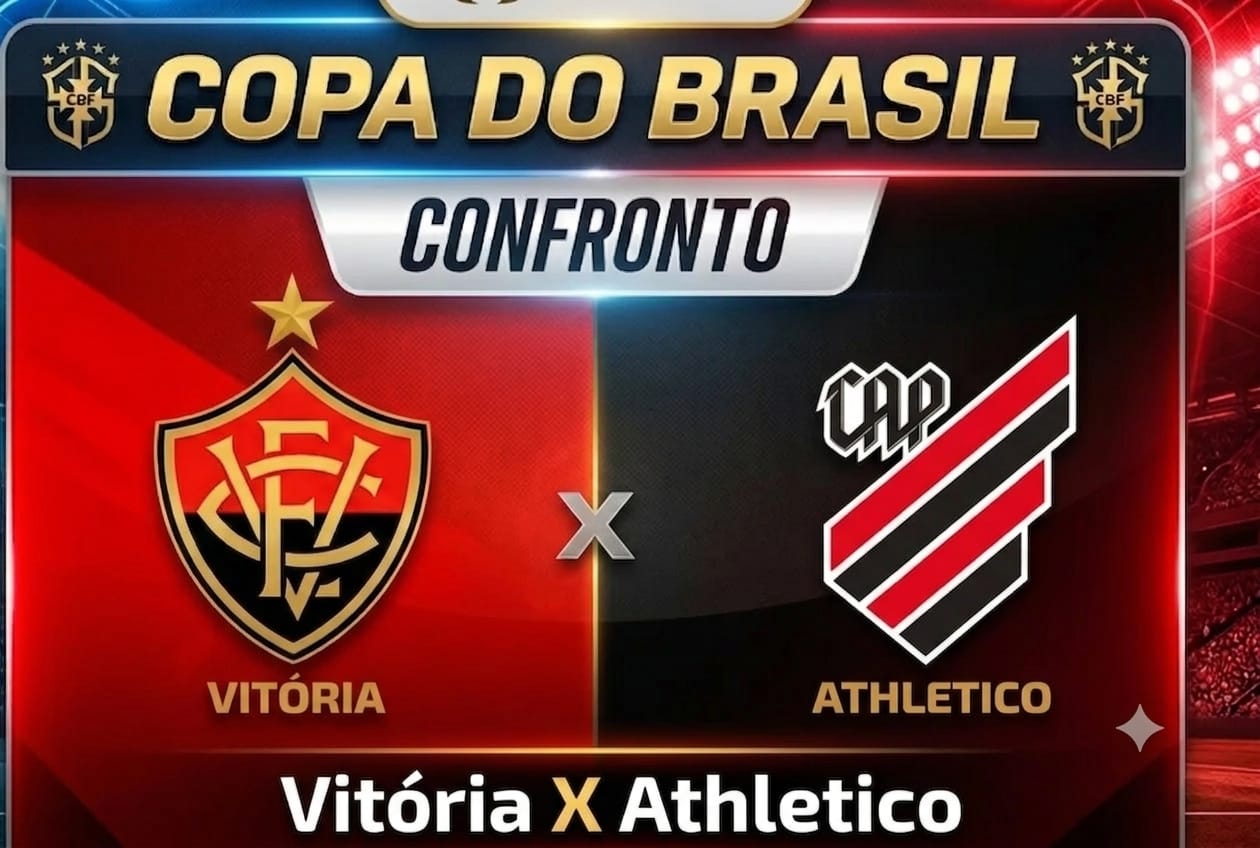 Imagem do post Vitória busca virada histórica contra o Athletico na Copa do Brasil