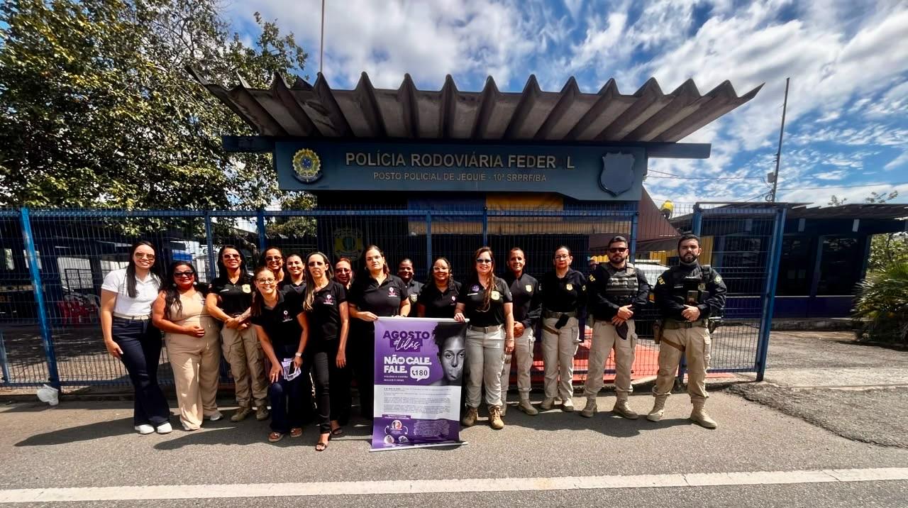 Agosto Lilás: blitz em Jequié reforça combate à violência contra a mulher