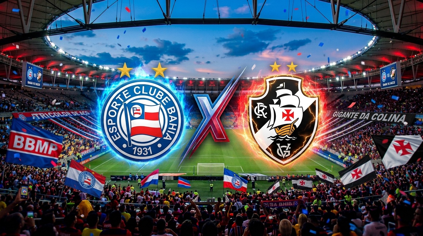 Bahia x Vasco: veja as escalações para o jogo na Fonte Nova
