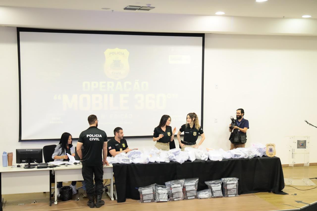 Polícia Civil envia mensagens para recuperar celulares roubados