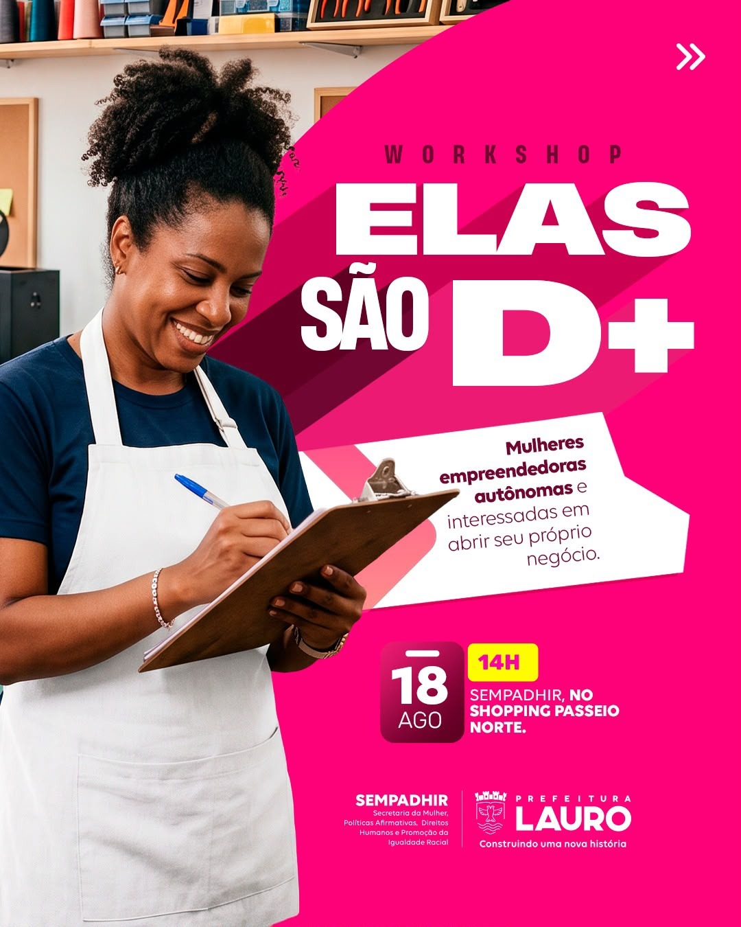 Lauro de Freitas promove workshop para mulheres