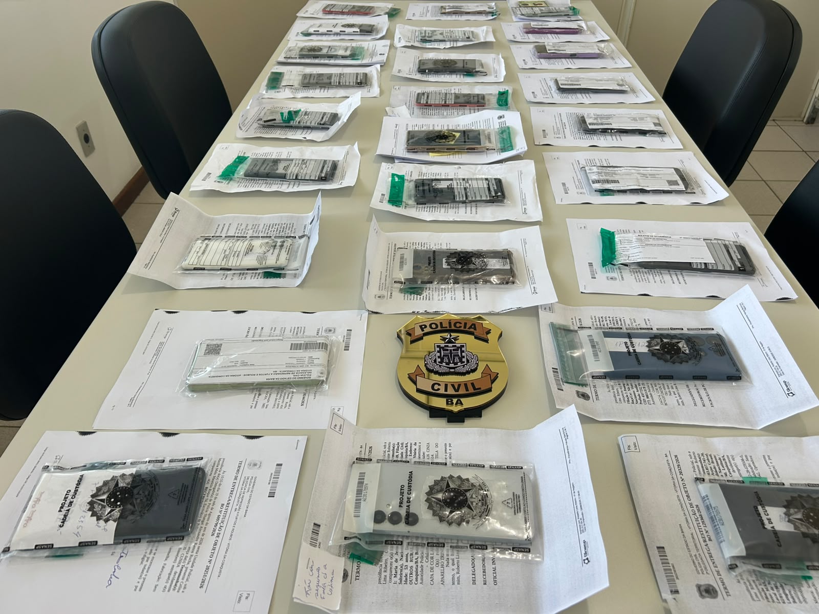 Polícia Civil recupera 35 celulares no interior da Bahia