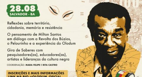 Imagem do post Olodum celebra Milton Santos com seminário no Pelourinho