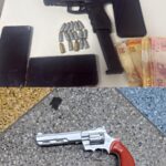 PM prende dupla com pistola e munições em Cajazeiras