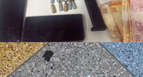 Imagem do post PM prende dupla com pistola e munições em Cajazeiras