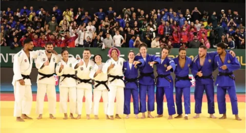 Imagem do post Brasil vence Alemanha por 5 a 1 e conquista título no Judô