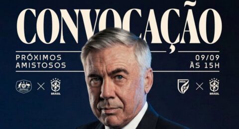 Imagem do post Ancelotti prepara primeira convocação do Brasil pós-Copa