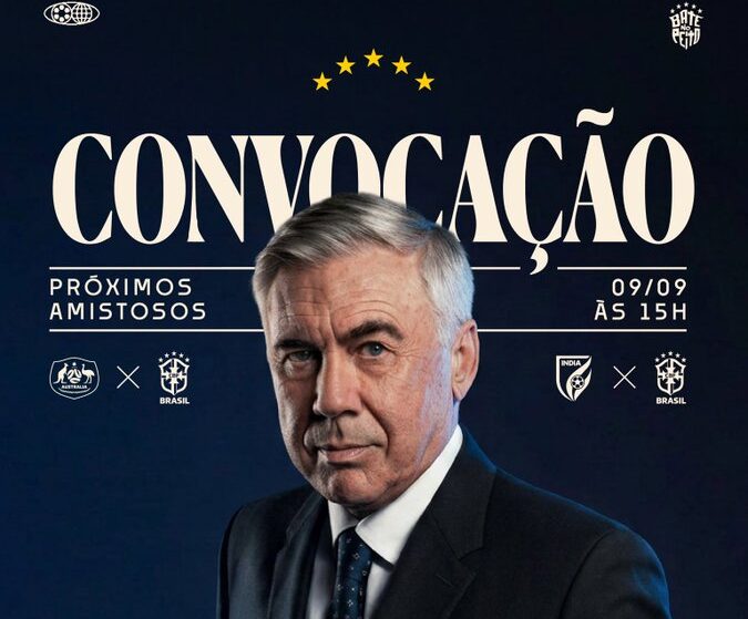 Imagem do post Ancelotti prepara primeira convocação do Brasil pós-Copa