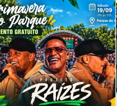 Imagem do post Parque da Cidade recebe show gratuito de pagode