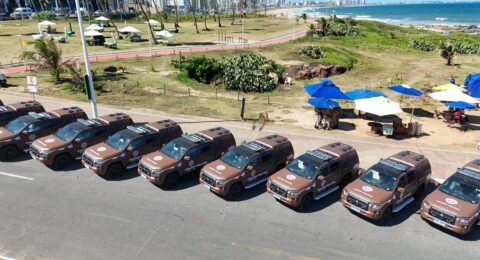 Imagem do post PM da Bahia recebe 115 novas viaturas