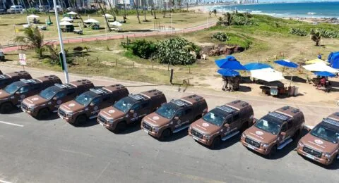Imagem do post PM da Bahia recebe 115 novas viaturas