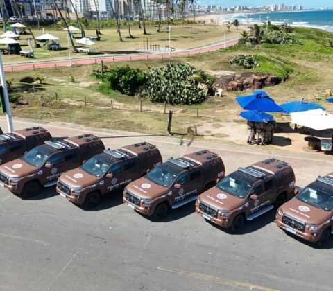 Imagem do post PM da Bahia recebe 115 novas viaturas