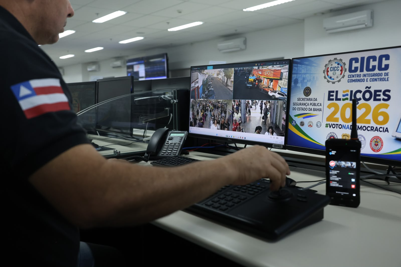CICC reforça monitoramento nas Eleições 2026 na Bahia