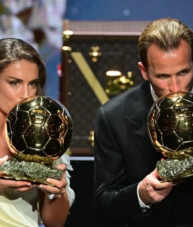 Imagem do post Kane e Alexia Putellas vencem a Bola de Ouro